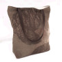 Tote bag de yute con Ecoprint